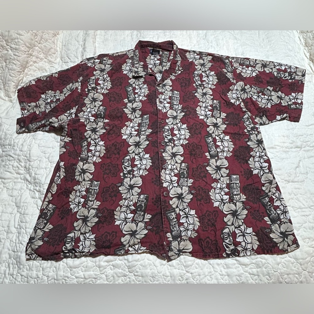 Men’s Puritan Size 3xl Short Sleeve Button Down Shirt